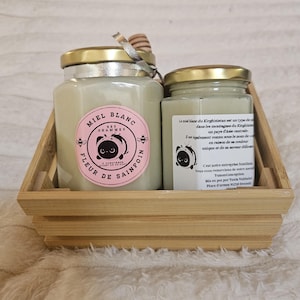Witte honing / Honingpotten / Gastgeschenk / Verjaardag / Bijenhoning / Zoet / Berghoning / Honinggeschenkdoos / Moedercadeau / Honing
