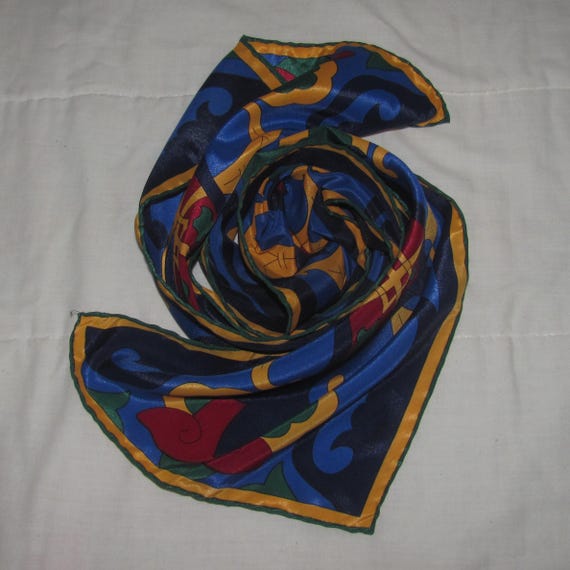 Vintage Rectangular Vera Neumann Scarf - Abstract… - image 2