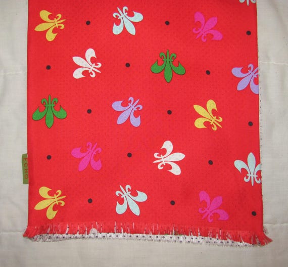 Vintage Echo Rectangular Silk Scarf - Double Side… - image 3