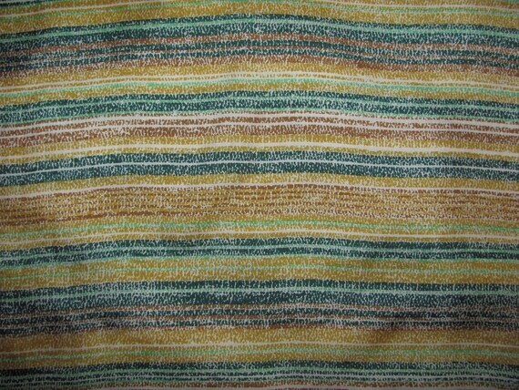 Vintage Echo Rectangular Silk Scarf - Brown with … - image 4