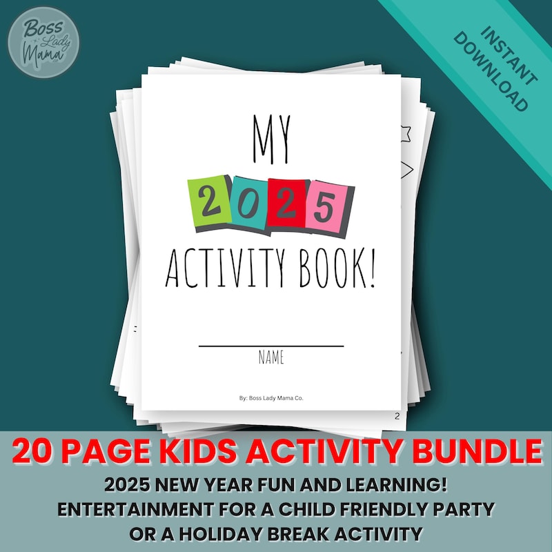Kids 2025 Goal Setting Etsy