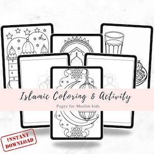 Islamic Coloring Pages & Activity for Kids Muslim homeschool kids, Preschool Coloring, printable pages