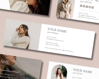 Email Signature Template Pack - Canva