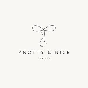 Logo minimalista, logo predefinito, modello di logo, marchio personale, marchio aziendale, progettazione di loghi per piccole imprese – LSS – Knotty & Nice