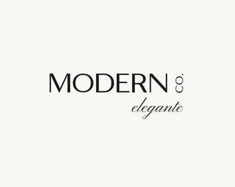 Minimalist Logo, Premade Logo, Logo Template, Personal Branding, Business Branding, High-End Logo Design – LSS – Modern Co.