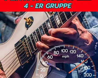Pentatonic scales in high-speed mode: Groups of 4 for rock & metal