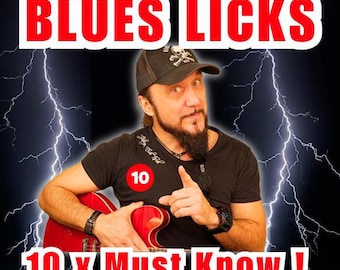 10 LICKS BLUES essenziali – Pacchetto Workshop