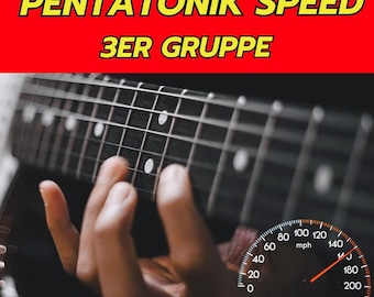 Pentatonic scales in high-speed mode: Groups of 3 for rock & metal