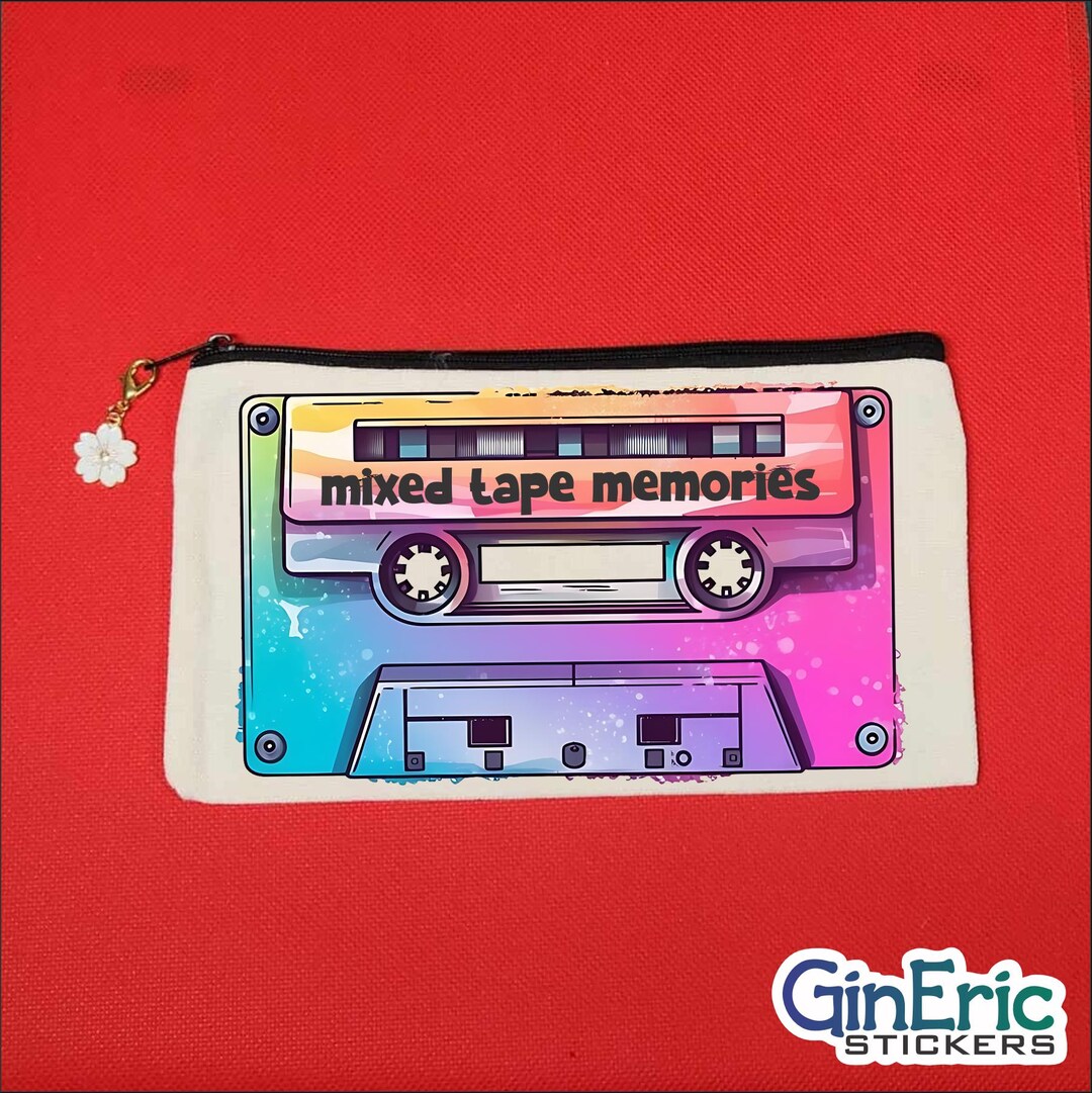 Mixed Tape Memories Zippered Pouch - Etsy