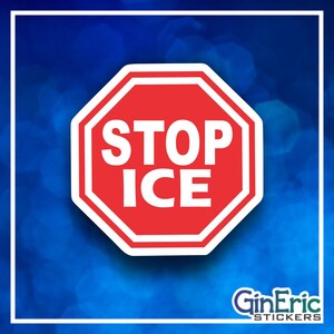 Stop Ice Weatherproof Sticker