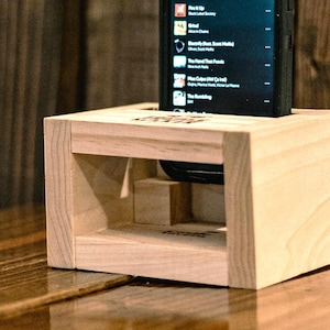 Phone Amplifier Box | The TrebleMaker, wooden indoor outdoor speaker