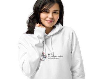 Social Compassion in Legislation Unisex eco raglan hoodie