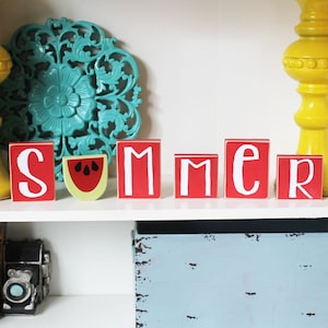 Watermelon Decorations, Summer Signs, Summer Home Decor image 1