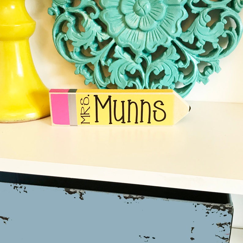 Personalized Teacher Gifts Desk Name Plate Personalized Etsy