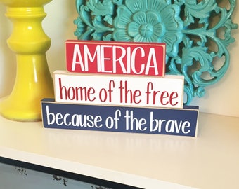 4th of July Decor, Summer Decor, Fourth of July, Housewarming Gift