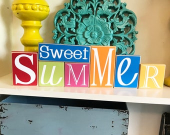 Summer Mantle Decor, Summer Decor, Living Room Decor, Gift For Mom