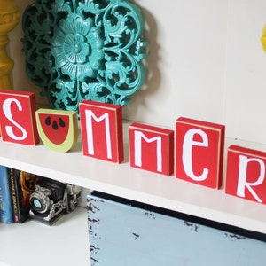 Watermelon Decorations, Summer Signs, Summer Home Decor image 2