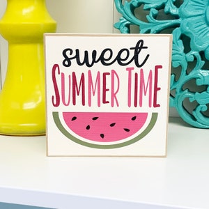 Watermelon Decorations, Summer Signs, Summer Home Decor image 7