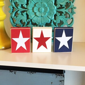 Fourth of July Decorations, 4th of July, Tiered Tray Decor, Shelf Decor image 7