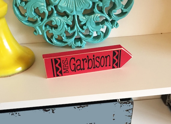 Personalized Teacher Desk Name Plate Teacher Gifts Etsy