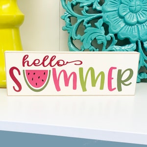 Watermelon Decorations, Summer Signs, Summer Home Decor image 8