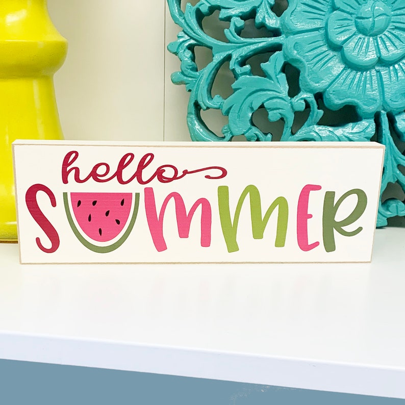 Watermelon Decorations, Summer Signs, Summer Home Decor image 8