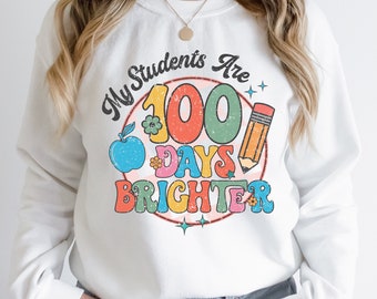 100 Days of School Shirt PNG, Digital Download, Teacher, Sublimation