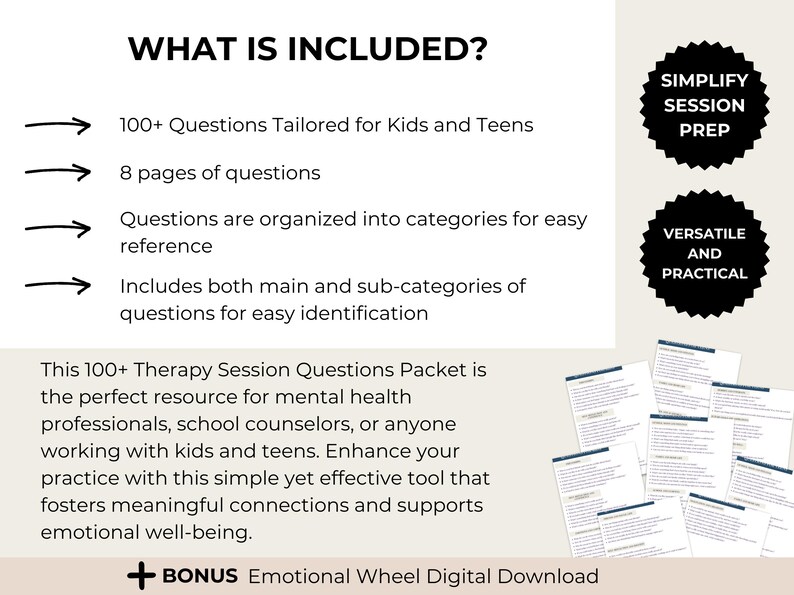 Therapy Questions - Teens - Kids Mental Health - School Psychologist ...
