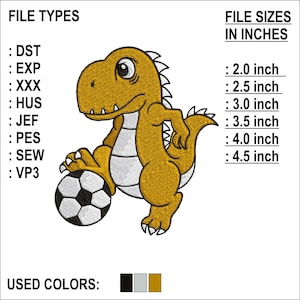 Baby Crocodile Embroidery Design: 6 Sizes (Instant Download)