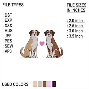 Dog embroidery design, Animal embroidery design, Pet embroidery, Machine embroidery designs, Trendy embroidery designs, Digital download