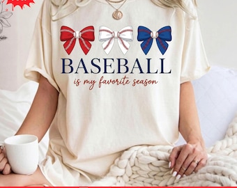baseball is my favorite season png, Coquette Baseball png, Retro Baseball Shirt png, Game day png, Trendy Baseball Mom PNG, Asthetic png