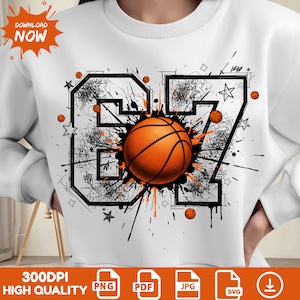 67 basket png,67 basket graffiti PNG, numero meme sportivo, adesivo urbano, download digitale di arte