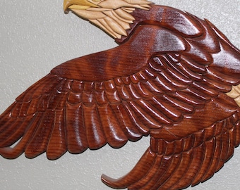 Bald Eagle Intarsia