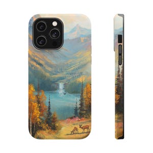Hand painting landscaping Iphone case 16 15 14 13 12 11 pro max, MagSafe Compatible Tough Case, Gift for Her, phone case, Samsung s24,Google