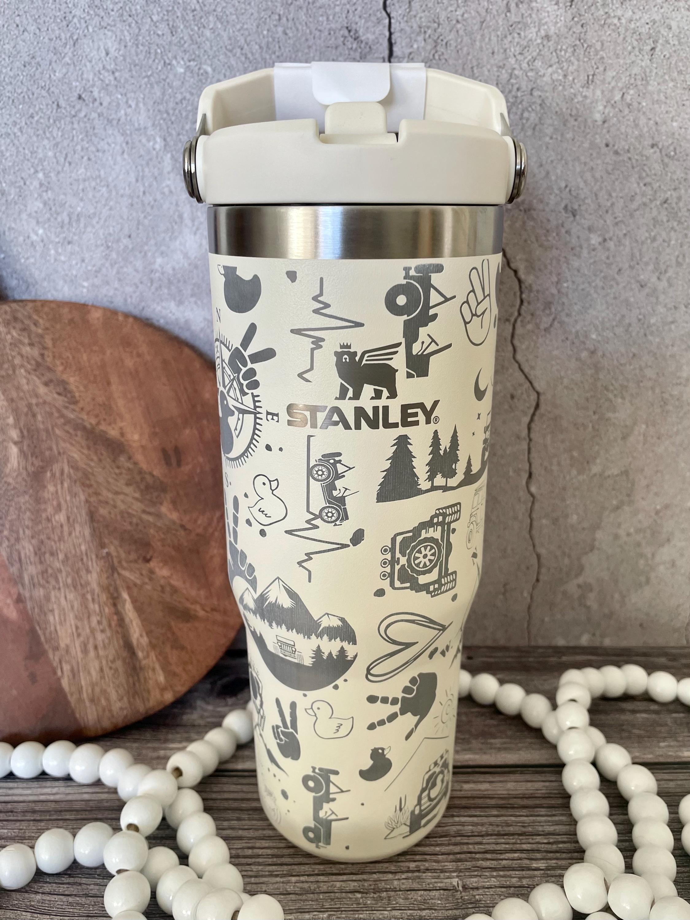 SUV Dirt 30oz Flip Straw Engraved Stanley