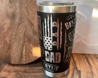 Vaso Yeti Rambler de 20 oz con grabado láser