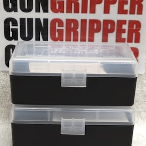 2 x 357/38 AMMO BOXES 50 Round&#39;s Each Clear Color (GUNGRIPPER.com)