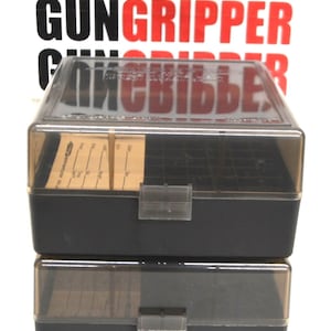 2 x 223/556/300BLK - Ammo Boxes, SMOKE/BLACK 100 Round (GUNGRIPPER.com)