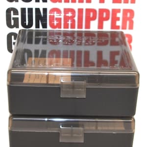 2 x 357/38 - Ammo Boxes, SMOKE/BLACK 100 Round (GUNGRIPPER.com)