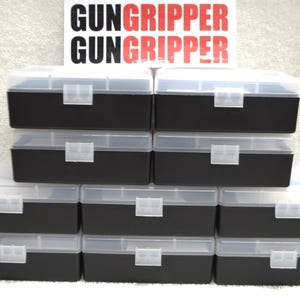 10 x 357/38 AMMO BOXES 50 Round&#39;s Each Clear Color (GUNGRIPPER.com)