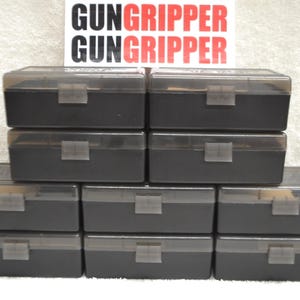 10 x 357/38 AMMO BOXES 50 Round&#39;s Each Smoke Color (GUNGRIPPER.com)