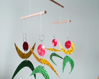 Montessori Dancer Mobile, Baby Mobile, Crib Mobile, Nursery Mobile, Hanging Baby Toys, Newborn Gift