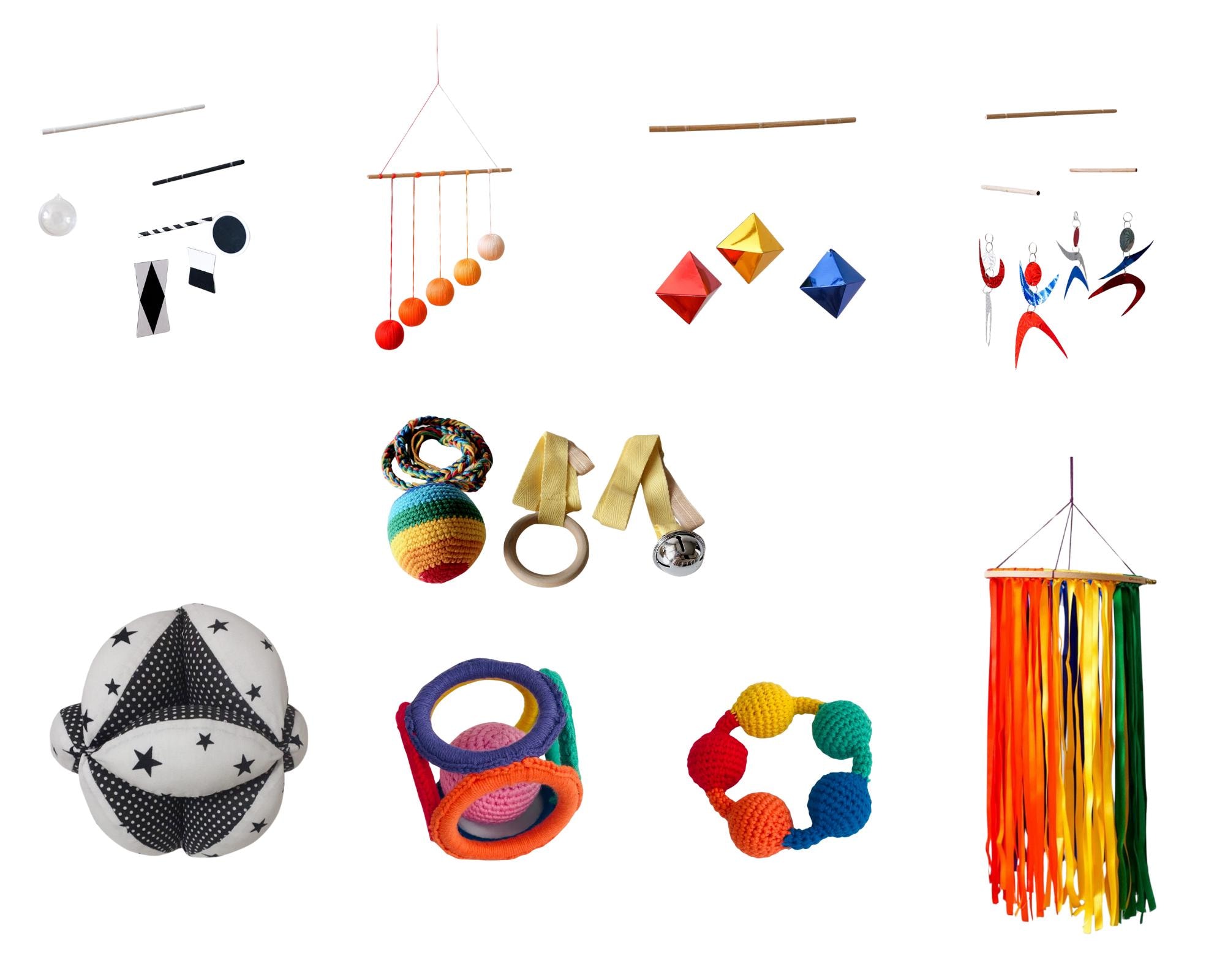 美品 モンテッソーリモビール モンテッソーリ ムナリモビール 八面体