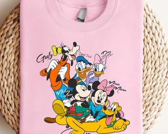 Mickey and Friends Signatures Png Svg, Magical Png, Disney Characters Png, Disney Mouse Head Png, Mickey & Co Gift Png, Disney Trip Png,