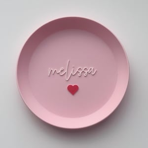 3D Printed Personalized Jewelry Tray - Cute Valentine’s or Galentine’s Gift - Custom Name Ring Holder - Heart Trinket Dish for Girls