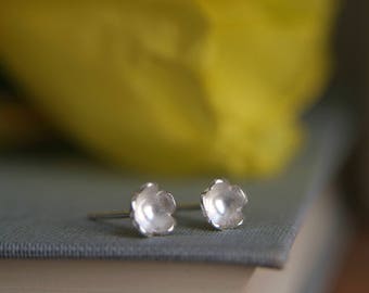 Little Flower Studs / Pendientes Forget-Me-Not / Pendientes Florales de Plata