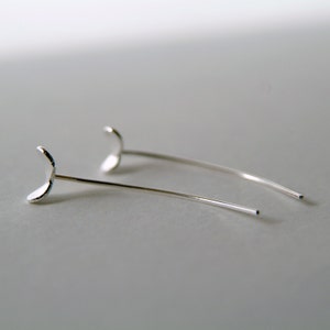 Seedling Earrings | Sterling silver stems | Spring Jewellery | Gift for Gardener | Botanical Jewellery