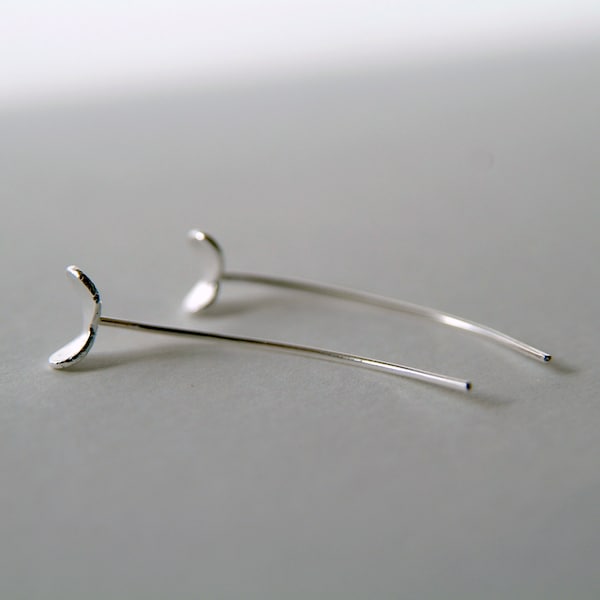 Seedling Earrings | Sterling silver stems | Spring Jewellery | Gift for Gardener | Botanical Jewellery