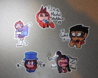 Stickers Ace Attorney (3")