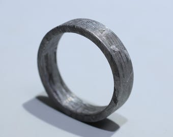 Iron Meteorite Ring,Cosmic Jewelry Gift-- Customizable